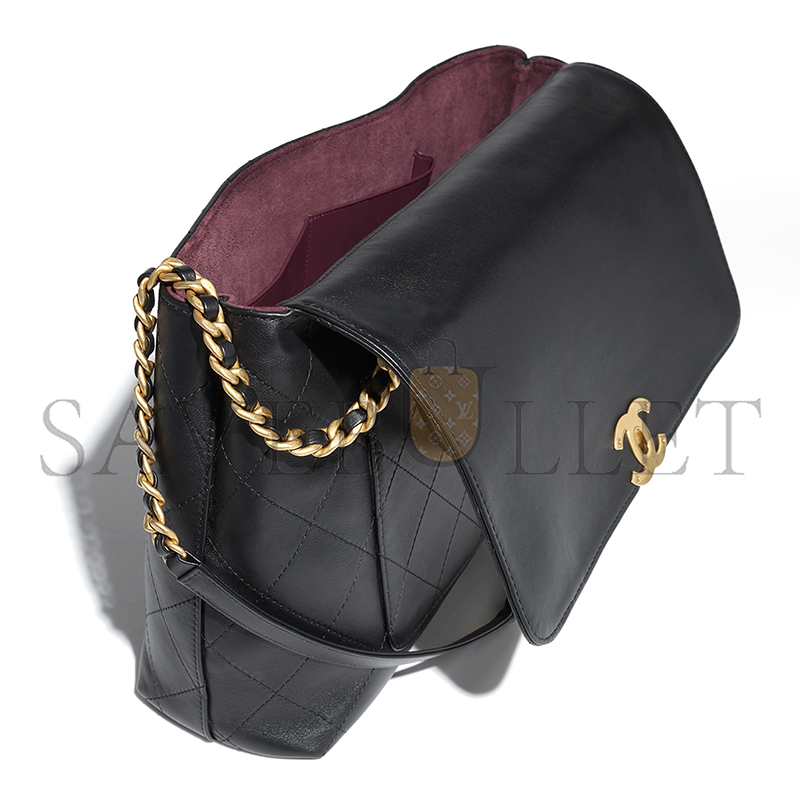 CHANEL MAXI FLAP BAG WITH TOP HANDLE AS5543 (37*26*10cm)
